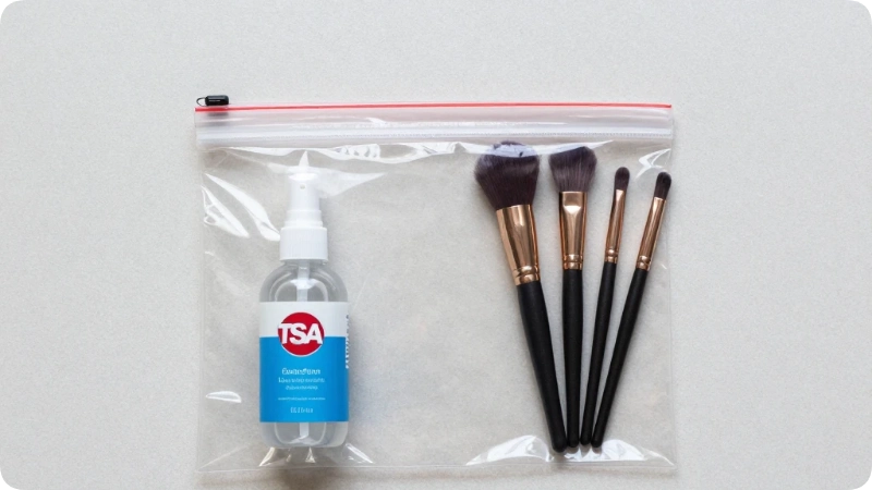 TSA Rules for Makeup Brushes