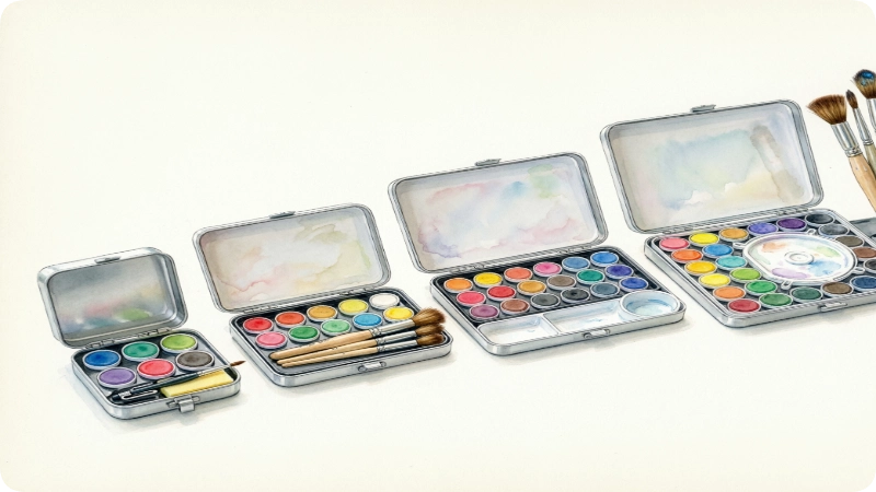 Best Travel Watercolor Kits by Budget and Skill Level