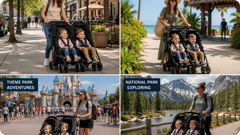 Best Types of Travel Double Strollers for Different Trip Styles