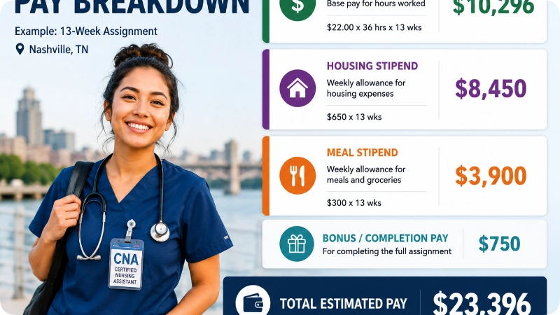 CNA Travel Assignment Pay