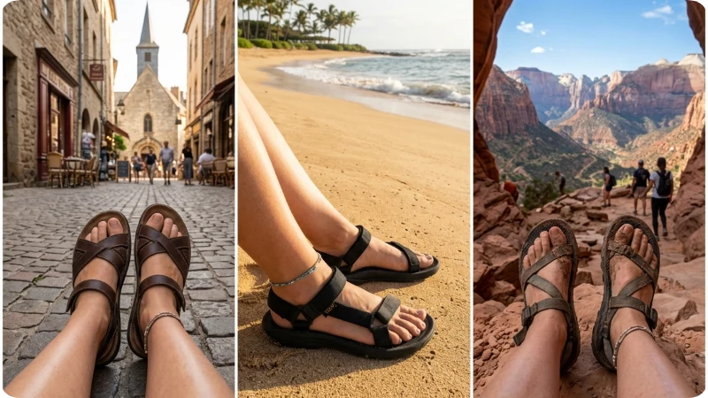Destination by Destination Sandal Guide