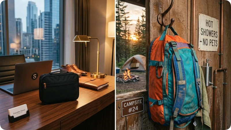 

Hanging Toiletry Bags for Specific Travel Styles
