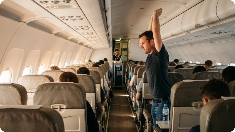 How Flying Specifically Triggers Digestive Problems