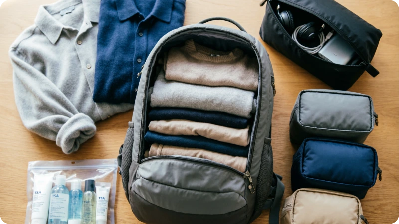 How to Pack a Lightweight Travel Backpack for a Week