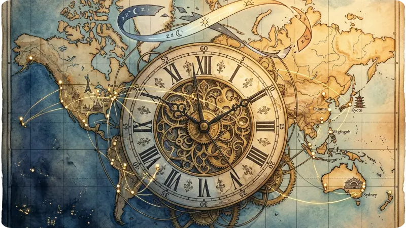 Time Zone Changes and Your Gut Clock