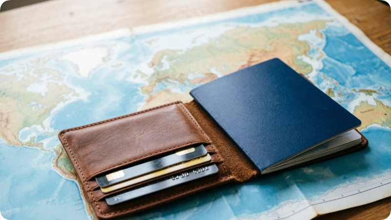 Travel Wallet section