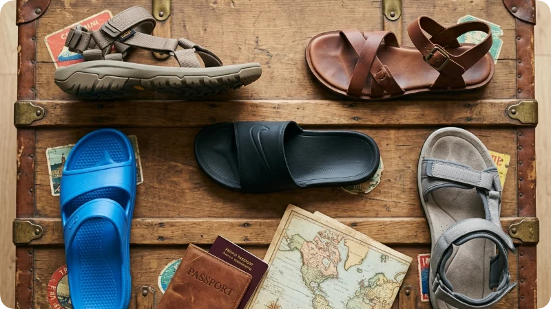 Types of Travel Sandals and Who They're Best For