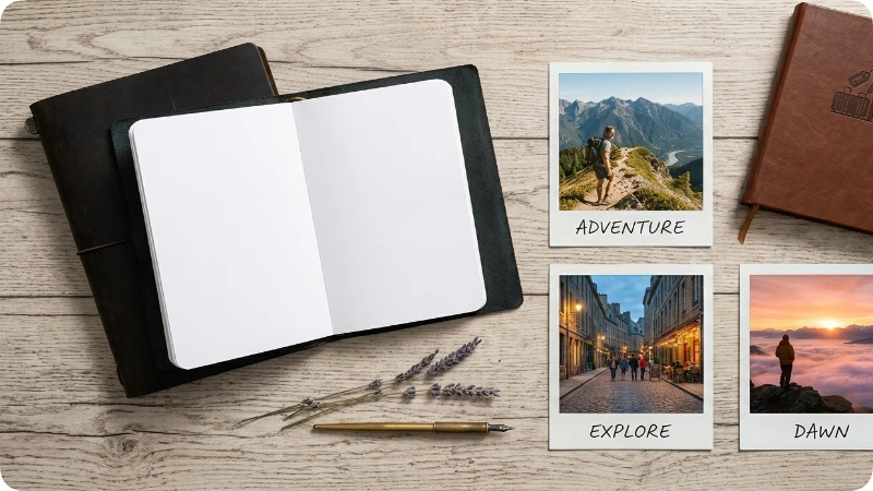 One Word Travel Captions for Minimalist Feeds