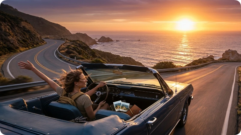 "Road Trip Captions"