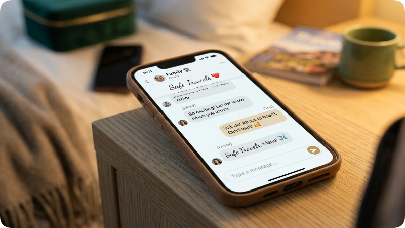 Should You Send a Safe Travel Wish by Text, Card, or Social Media?