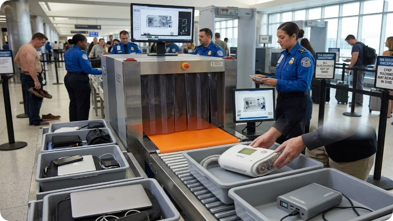 TSA Rules for Traveling with a CPAP and Battery