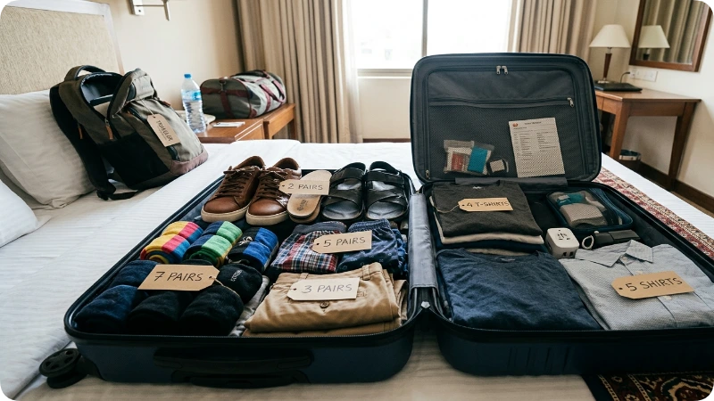 How Many Pairs to Pack
