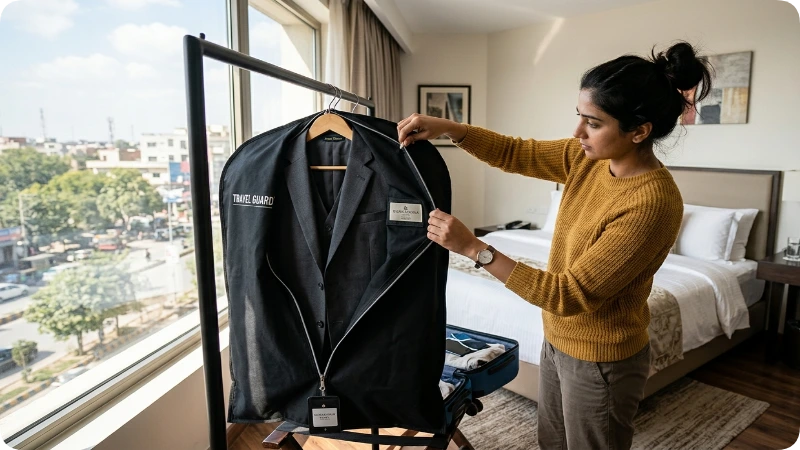 How to Pack a Suit in a Hanging Clothes Travel Bag