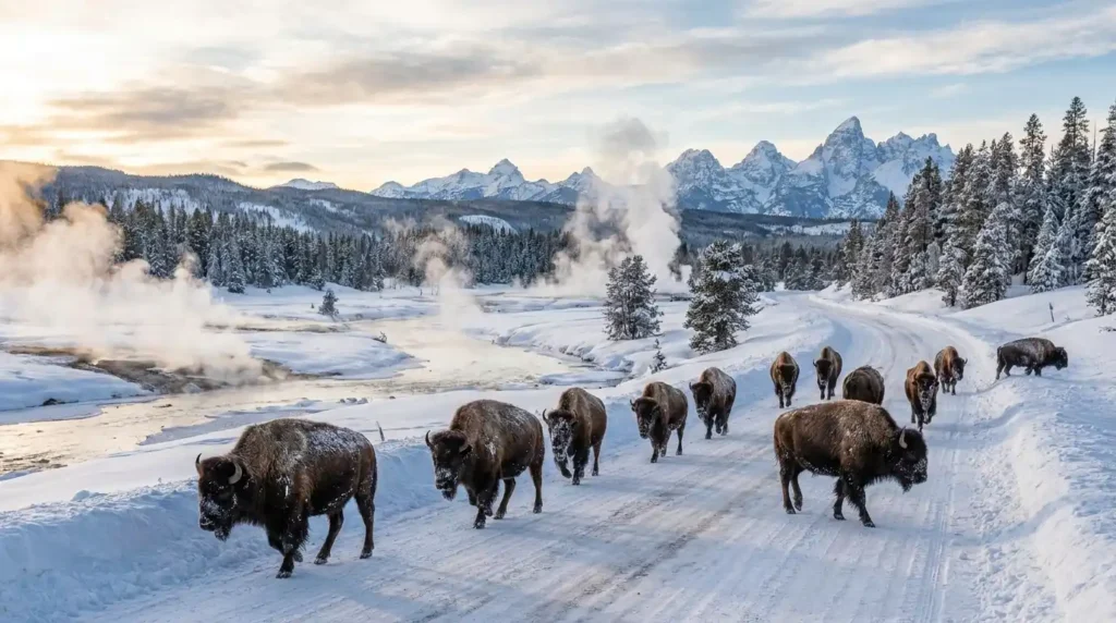 Yellowstone Winter Christmas